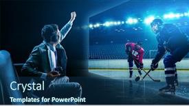  Presentation with mixed reality - Presentation featuring enjoy the reality of game mixed media background and a ocean colored foreground