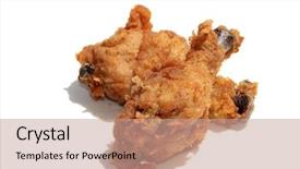  Presentation with food chicken - Amazing presentation theme having enjoyed around the world backdrop and a coral colored foreground