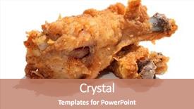  Presentation with food chicken - Colorful presentation enhanced with enjoyed around the world backdrop and a coral colored foreground