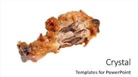  Presentation with food chicken - Presentation consisting of enjoyed around the world background and a white colored foreground