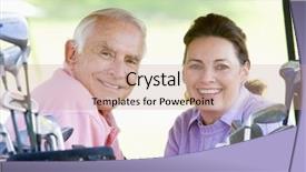  Presentation with scene in game of thrones - Amazing presentation theme having enjoying a game of golf backdrop and a coral colored foreground