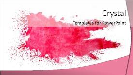  Presentation with holi - Amazing presentation theme having enjoying holiness - watercolor splash on white background backdrop and a white colored foreground