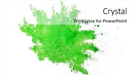  Presentation with holi - PPT theme consisting of enjoying holiness - watercolor splash on white background background and a white colored foreground