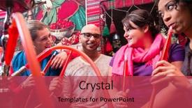  Presentation with shisha - Slides with enjoying recreational shisha in hookah background and a red colored foreground