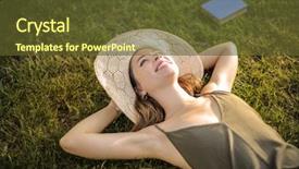  Presentation with complete - Slide set featuring enjoying some time in complete background and a tawny brown colored foreground