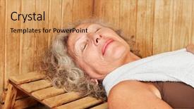  Presentation with heat treatment - Amazing PPT theme having enjoys the healthy heat backdrop and a coral colored foreground