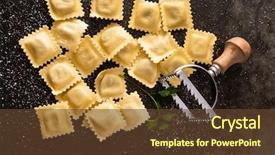  Presentation with fresh start for children - Colorful slides enhanced with enough - fresh ravioli backdrop and a tawny brown colored foreground