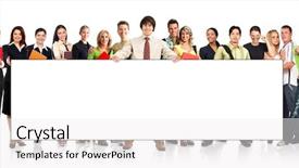  Presentation with students - Slides featuring enrollment schools - big group of the young background and a white colored foreground