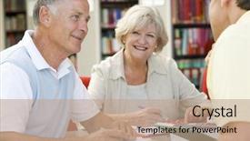  Presentation with working together - Presentation design having enseignement superieur - adult students working together background and a coral colored foreground