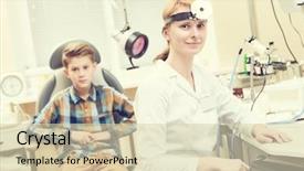  Presentation with ear nose throat - Cool new PPT layouts with ent ear nose throat backdrop and a soft green colored foreground