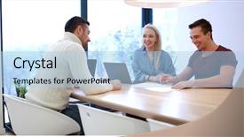  Presentation with realtor - Amazing slide deck having  backdrop and a  colored foreground