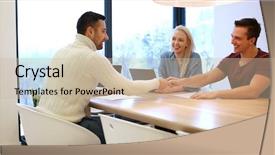  Presentation with realtor - Audience pleasing slide deck consisting of  backdrop and a  colored foreground