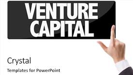  Presentation with kyc button representing know - Slide deck enhanced with enterprise risk management - businessman pressing button background and a white colored foreground