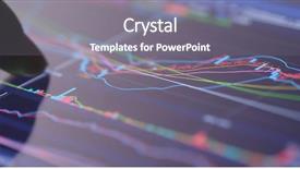  Presentation with online stock market - Amazing presentation having enterprise risk management - finger touch on the stock backdrop and a gray colored foreground