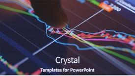  Presentation with stock market - Presentation enhanced with enterprise risk management - finger touch on the stock background and a navy blue colored foreground