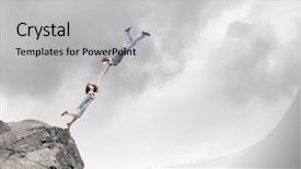  Presentation with young people diversity - PPT layouts with people working hard on firecracker background and a lemonade colored foreground