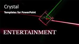  Presentation with laser light - Theme featuring entertainment-lasers-create-captivating-visual and a black colored foreground
