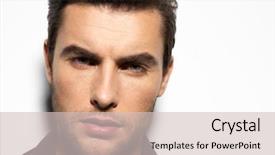  Presentation with black man fashion - Audience pleasing theme consisting of enticing - fashion portrait of young man backdrop and a soft green colored foreground