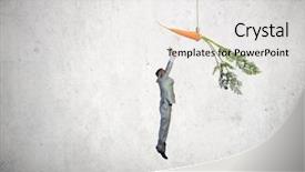  Presentation with image of car racing - PPT layouts enhanced with enticing - funny image of businessman chased background and a light gray colored foreground