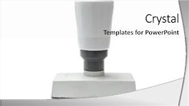  Presentation with stamp - Amazing theme having entitlement - stamp isolated on white background backdrop and a  colored foreground