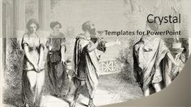  Presentation with parasite - Audience pleasing PPT theme consisting of entitlement - theatrical representation entitled parasite backdrop and a  colored foreground