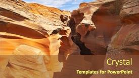  Presentation with navajo - Slides having entrance in upper canyon antelopes in reservation indians navajo in the usa background and a tawny brown colored foreground