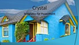  Presentation with vancouver - Beautiful PPT layouts featuring entrance of a house in vancouver canada backdrop and a teal colored foreground