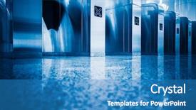  Presentation with sub station - PPT theme enhanced with entrance of railway station subway background and a teal colored foreground