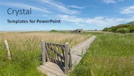  Presentation with hide - Slide set consisting of entrance-to-observation-hide background and a light blue colored foreground