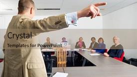  Presentation with entrepreneur risk - Cool new presentation design with entrepreneurial leadership - male entrepreneur giving presentation backdrop and a coral colored foreground