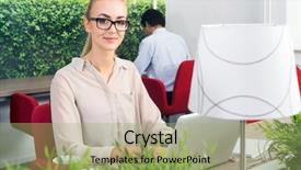  Presentation with desk - Presentation design enhanced with entrepreneurial leadership - portrait of beautiful environmentalist background and a  colored foreground
