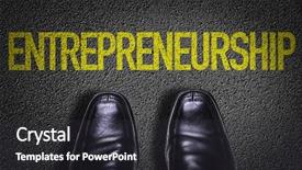  Presentation with entrepreneurial - Cool new presentation theme with entrepreneurial leadership - top view of business shoes backdrop and a dark gray colored foreground