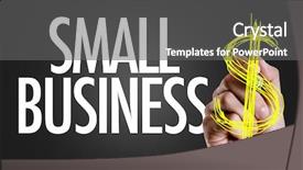  Presentation with writing - Beautiful presentation theme featuring entreprenual - hand writing the text small backdrop and a gray colored foreground