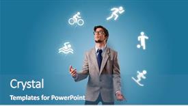  Presentation with sports - Colorful PPT layouts enhanced with entretien m nager - young student juggle with sports backdrop and a teal colored foreground