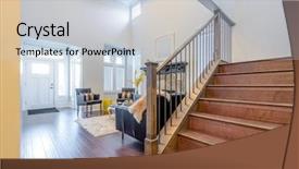  Presentation with living room - Beautiful presentation theme featuring entry - beautiful and large living room backdrop and a lemonade colored foreground