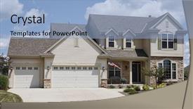  Presentation with garage car - Amazing presentation theme having entry and double three car backdrop and a light blue colored foreground