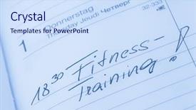  Presentation with journal entry - Audience pleasing slide deck consisting of entry to the calendar exercising backdrop and a  colored foreground