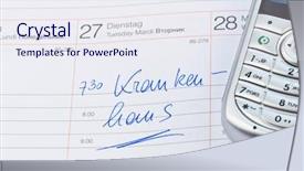  Presentation with hospital - PPT theme featuring entry to the calendar hospital background and a  colored foreground