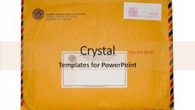  Presentation with envelope - Audience pleasing theme consisting of envelope from federal reserve bank backdrop and a yellow colored foreground