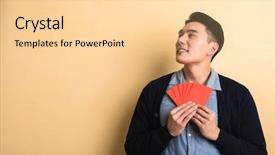  Presentation with chinese new year - Audience pleasing theme consisting of envelope in the new year backdrop and a blonde colored foreground