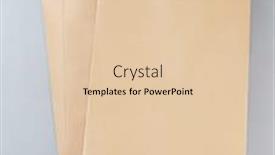  Presentation with envelope - Presentation consisting of envelope isolated on a plain background background and a lemonade colored foreground