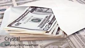  Presentation with philippine currency american period money - Beautiful presentation theme featuring envelope on american money background backdrop and a coral colored foreground