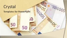  Presentation with emoney money traffic concept closeup - Audience pleasing presentation consisting of envelope wealth concept receiving money backdrop and a blonde colored foreground