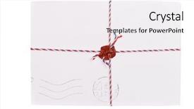  Presentation with envelope - Audience pleasing presentation theme consisting of envelope with stamp backdrop and a white colored foreground