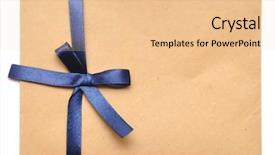  Presentation with envelope - Slides with envelope with white background background and a lemonade colored foreground