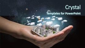  Presentation with development - PPT layouts enhanced with enviroment - new development project mixed media background and a ocean colored foreground