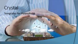  Presentation with project - PPT theme having enviroment - new development project mixed media background and a light blue colored foreground