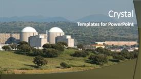  Presentation with plant nuclear - Audience pleasing slide deck consisting of  backdrop and a  colored foreground