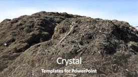  Presentation with compost - Audience pleasing presentation consisting of enviromental - compost big mountain outdoor ecological backdrop and a dark gray colored foreground