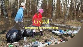  Presentation with sister - Slides enhanced with environment kids - back of brother and sister background and a tawny brown colored foreground